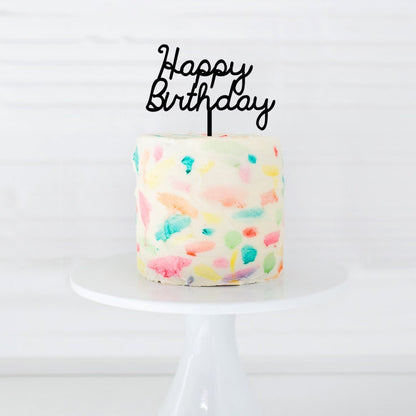 Birthday Cake Topper, Happy Birthday Cake Topper, Milestone Birthday, Anniversary Cake Topper, Birthday Cake ornament