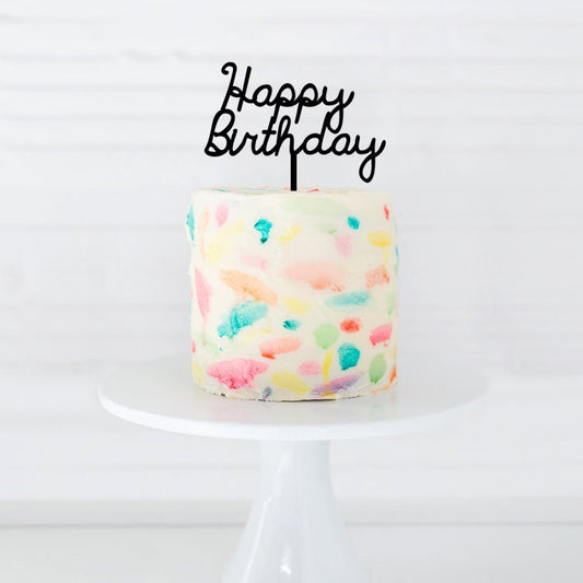 Birthday Cake Topper, Happy Birthday Cake Topper, Milestone Birthday, Anniversary Cake Topper, Birthday Cake ornament