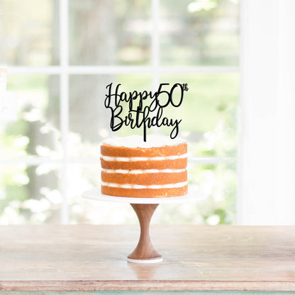Birthday Cake Topper, Age Cake Topper, Milestone Birthday, Anniversary Cake Topper, 30 Birthday Cake Topper, 50 cake topper