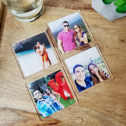 Custom Photo Coasters, Personalized coasters, Printed coasters, Acrylic Coasters, Customized Gifts, Custom Coasters
