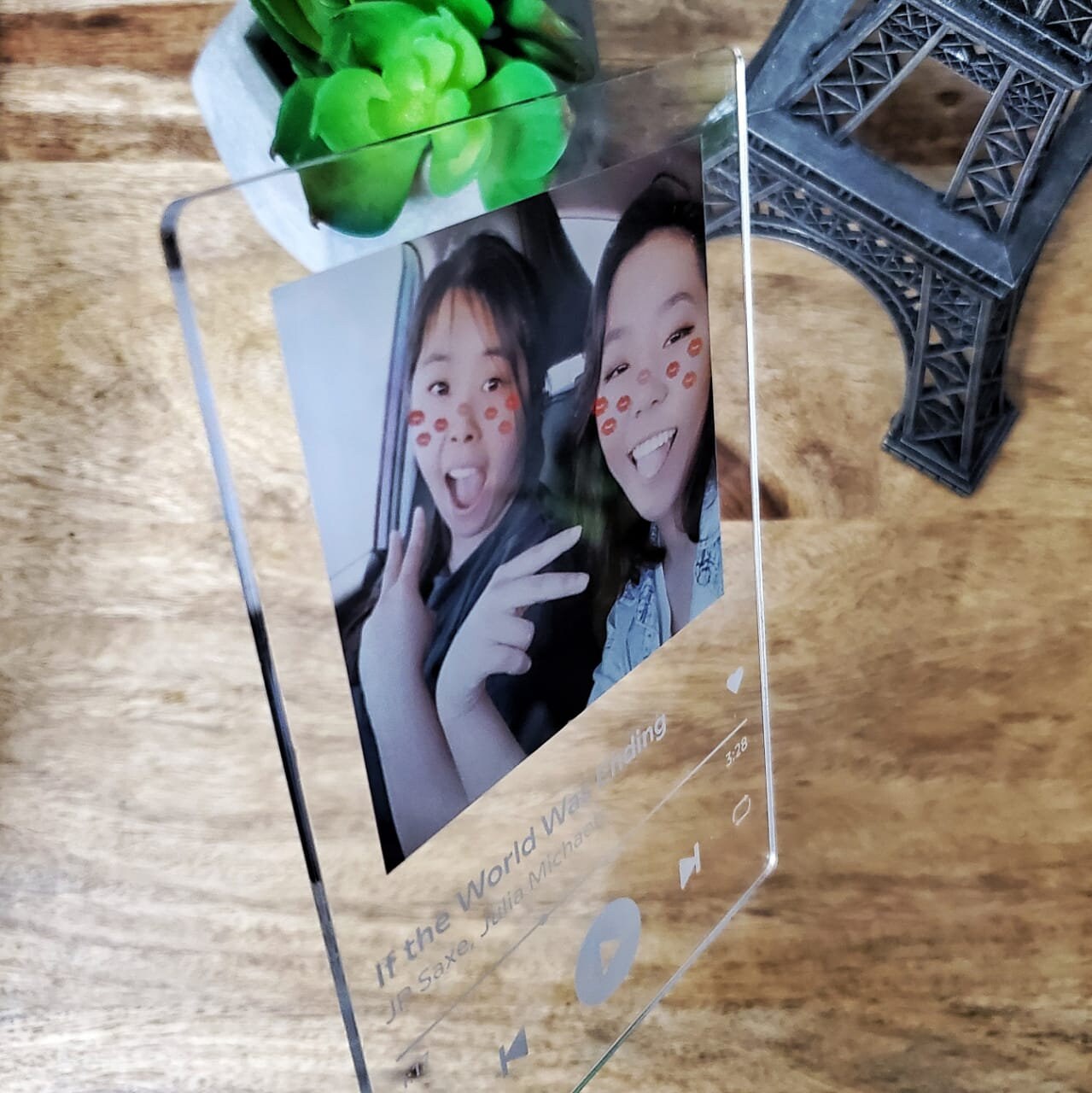 Personalized Music Photo Plaque | Acrylic Song Print
