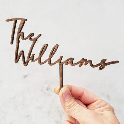 Last name Cake Topper, custom Cake Topper, personalized cake Topper, Wedding Cake Topper, Mr & Mrs Cake Topper, Mr and Mrs