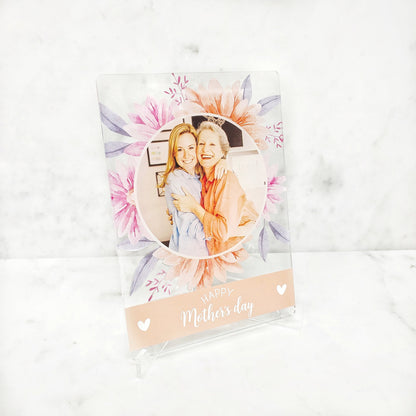 Personalized Photo Acrylic Plaque, Custom Mother's Day Gift