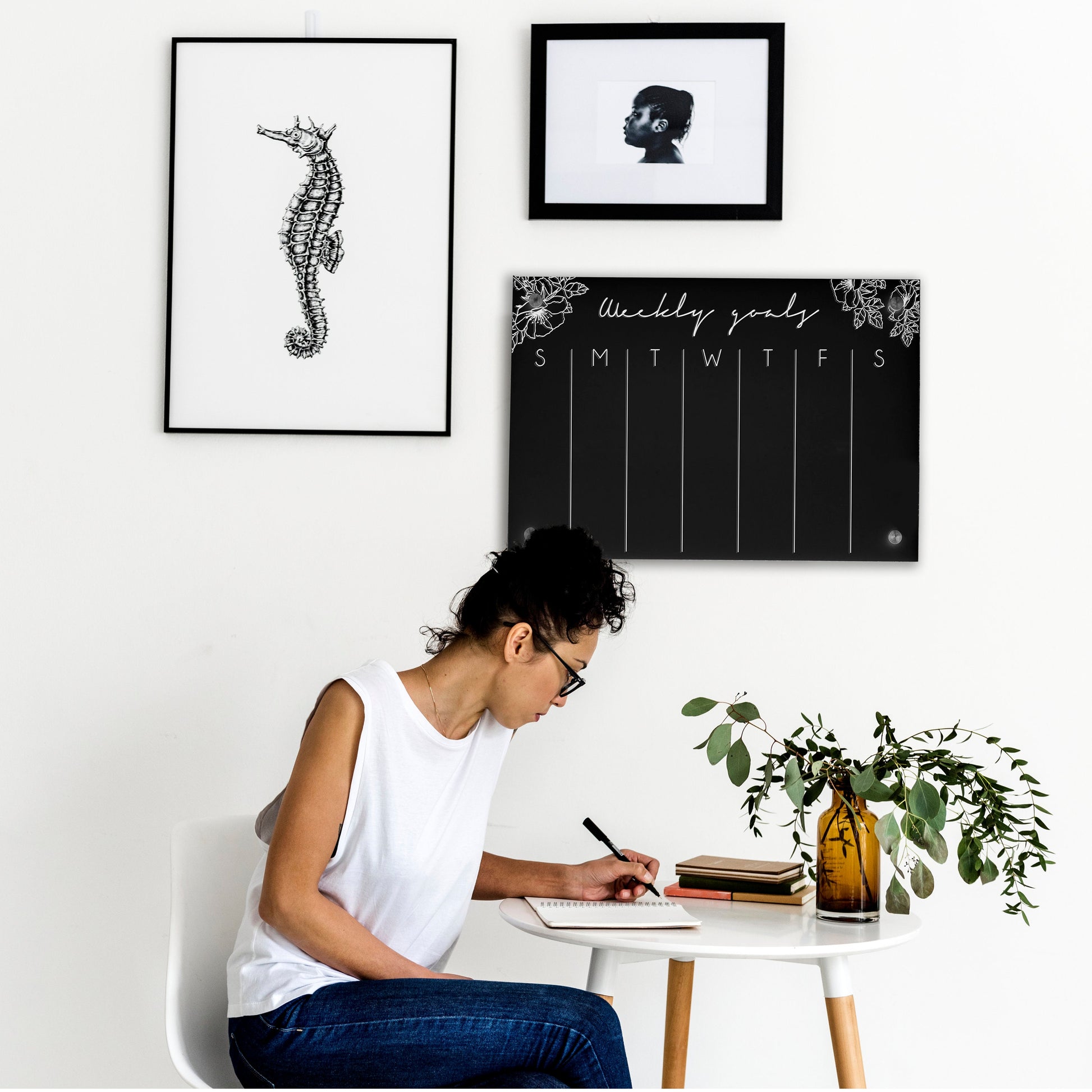 Monthly Acrylic calendar for wall, 2026 Planner, Dry Erase Calendar, Personalized Acrylic calendar, Housewarming gift, Calendar with notes