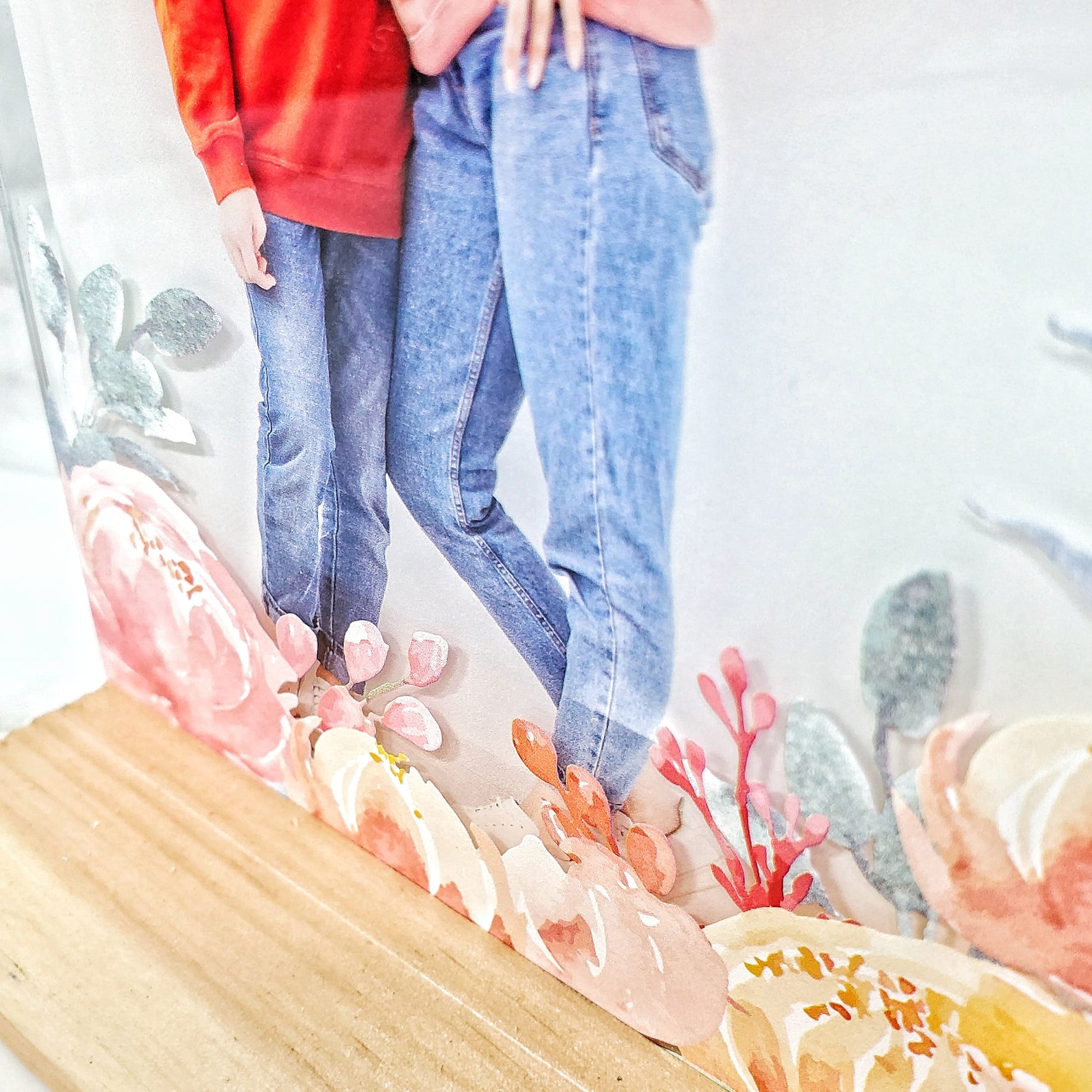 Personalized Acrylic Photo Plaque, Custom Mother's Day Gift