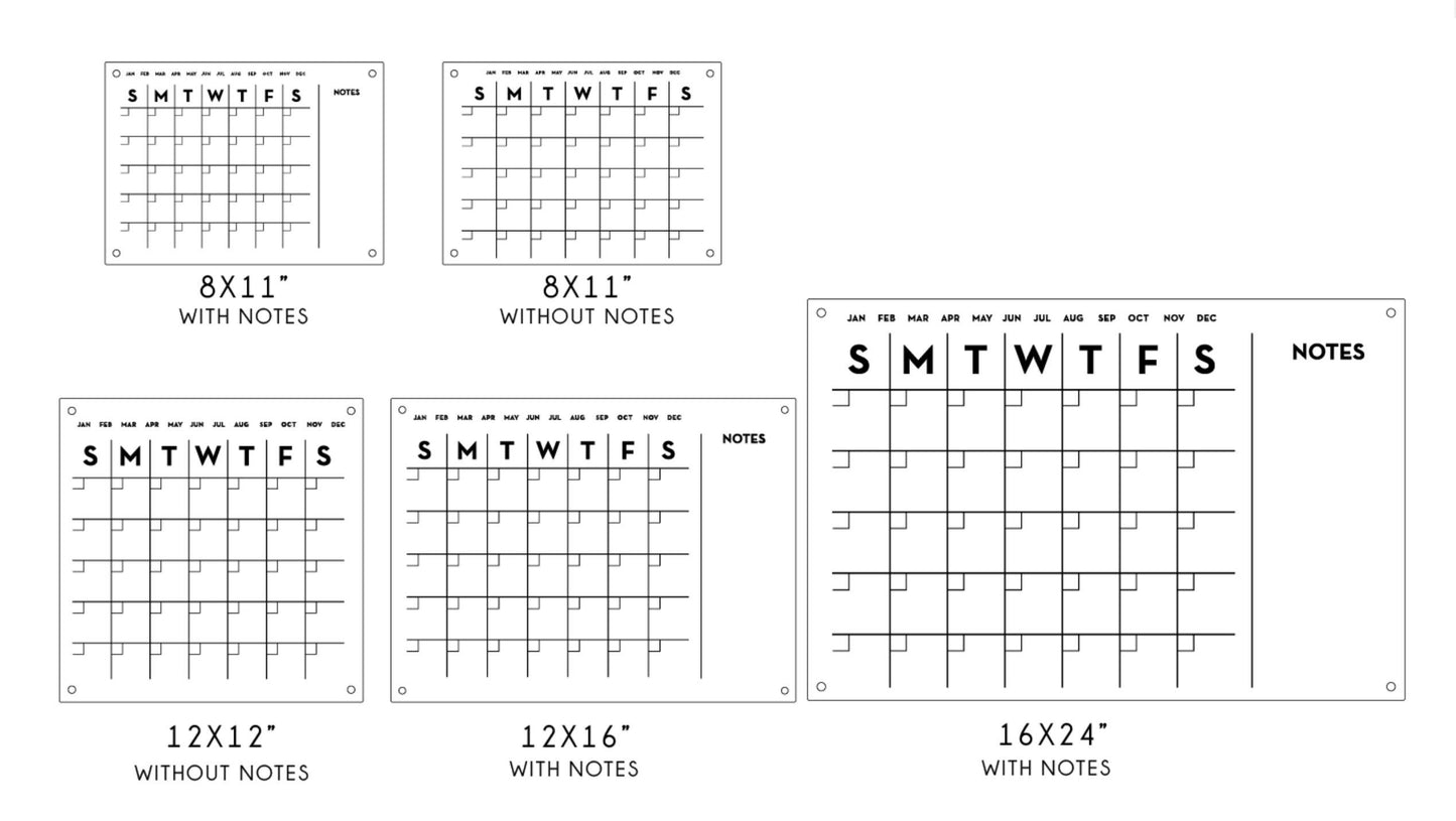 Custom Family Wall Planner, Calendar for Wall, Magnetic Dry Erase Planner, Family Command Center, Housewarming gift