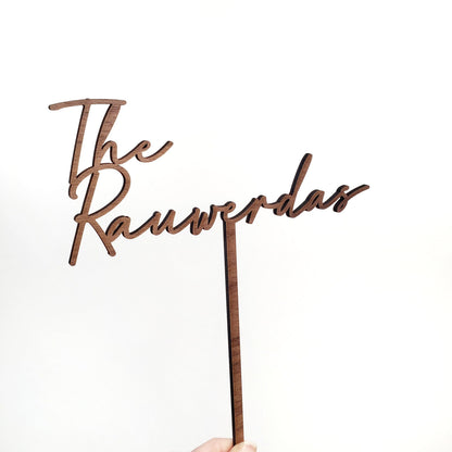 Last name Cake Topper, custom Cake Topper, personalized cake Topper, Wedding Cake Topper, Mr & Mrs Cake Topper, Mr and Mrs
