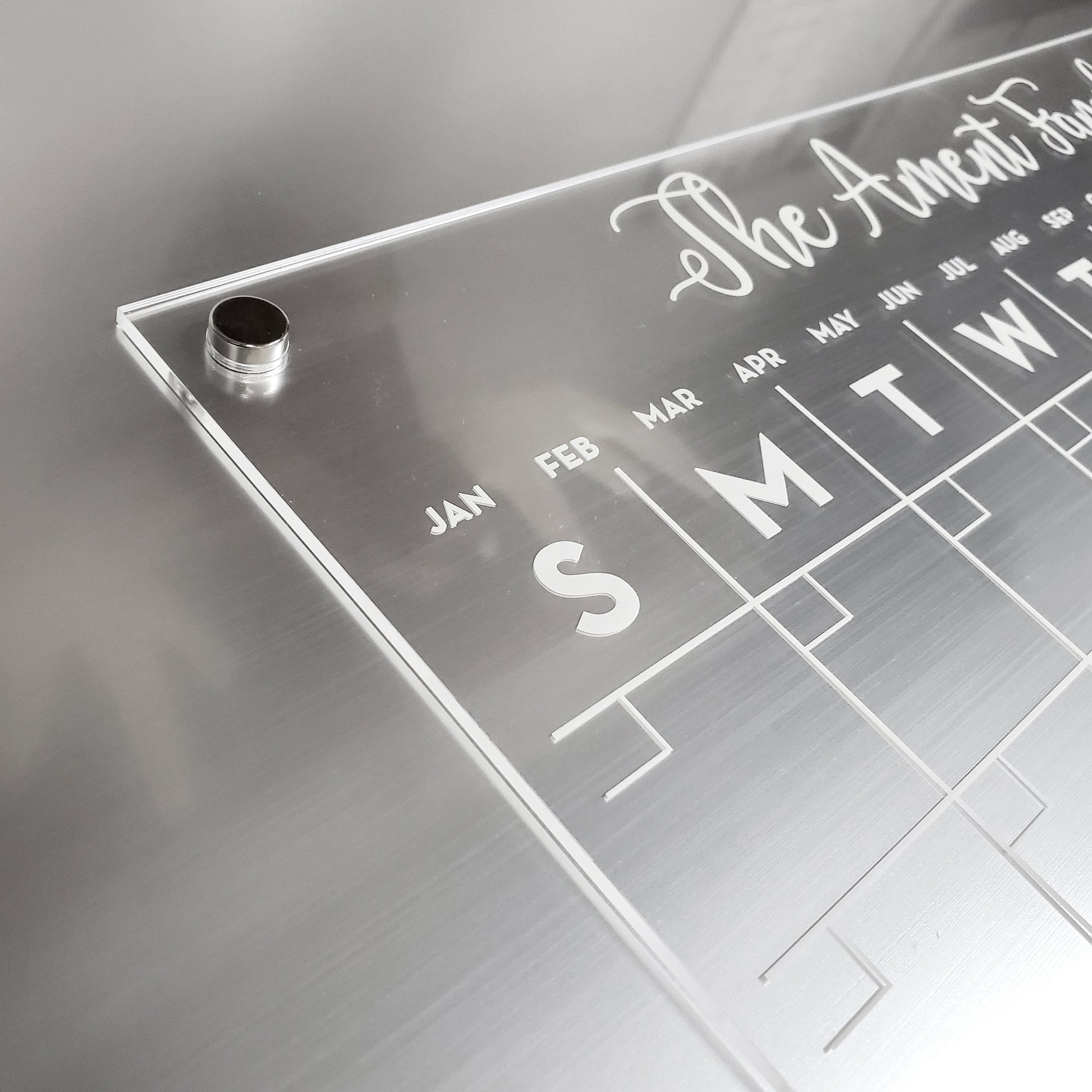 Custom Family Fridge Planner, Magnetic Calendar for Fridge, Magnetic Dry Erase Planner, Family Command Center, Housewarming gift