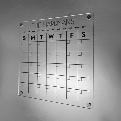 Custom Family Fridge Planner, Magnetic Calendar for Fridge, Magnetic Dry Erase Planner, Family Command Center, Housewarming gift