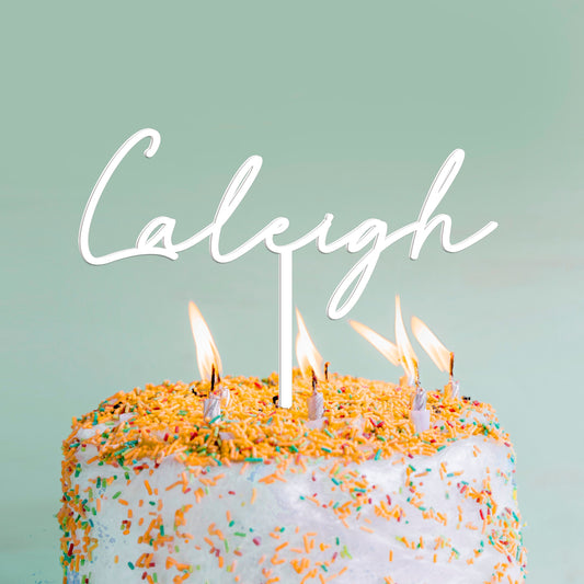 Custom Name Cake Topper, Personalized name Cake Topper, Cake Topper, Birthday Cake Topper, Bridal Cake Topper, Bridal Shower Cake Topper