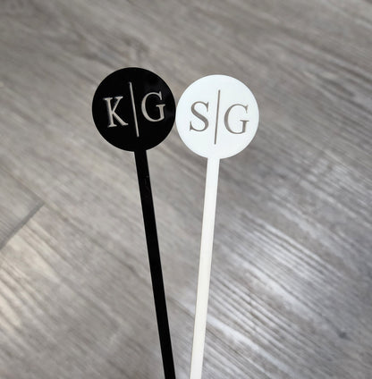Wedding Drink stirrers, Cocktail stirrers, custom Stirrers, Drink Stirrers, Initials Drink Stirrers, Cocktail Stick, Party Sticks