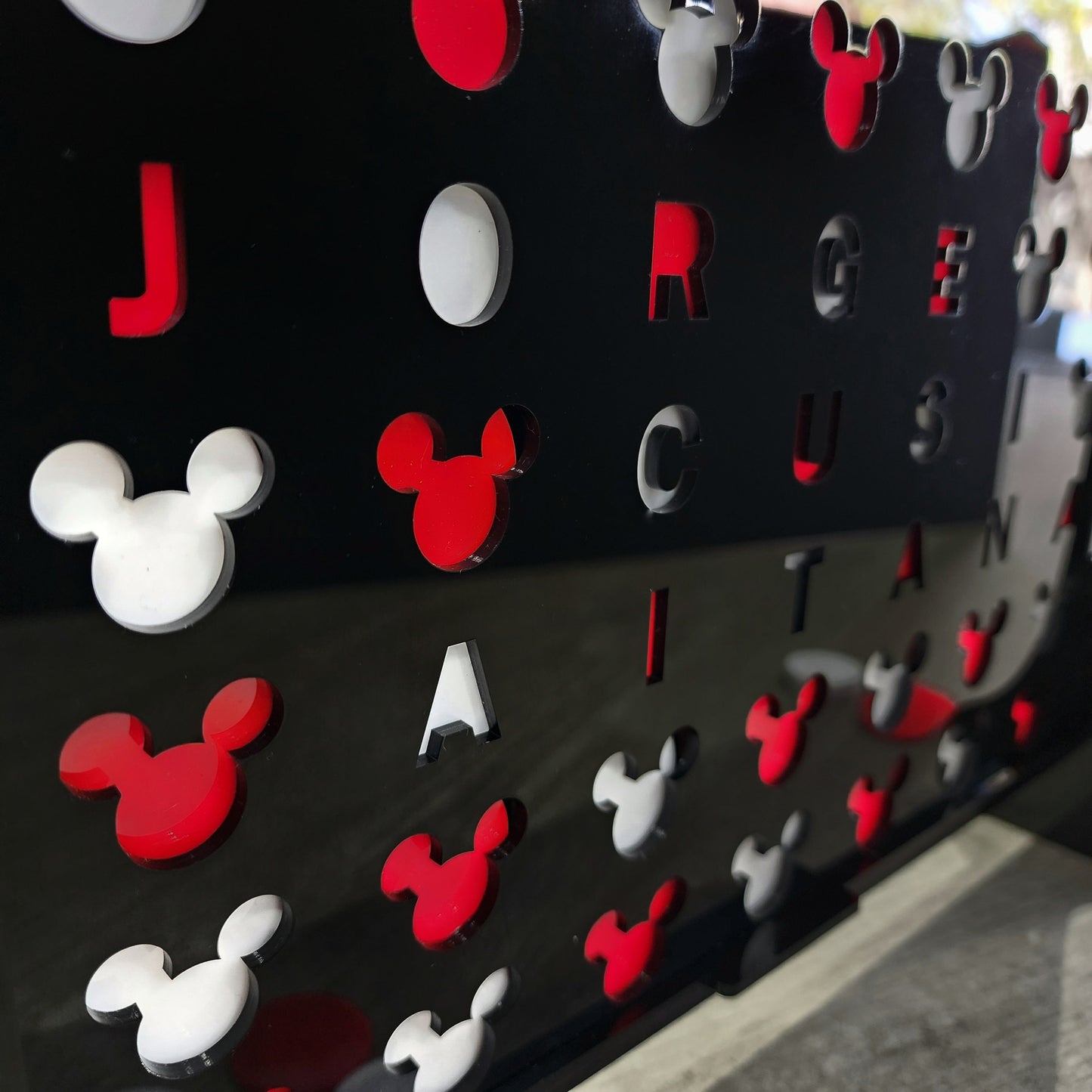 Four in a Row, mickey mouse Four in a Row, personalized gift, Disney gift, Disney game, Gifts for him, Gifts for Her