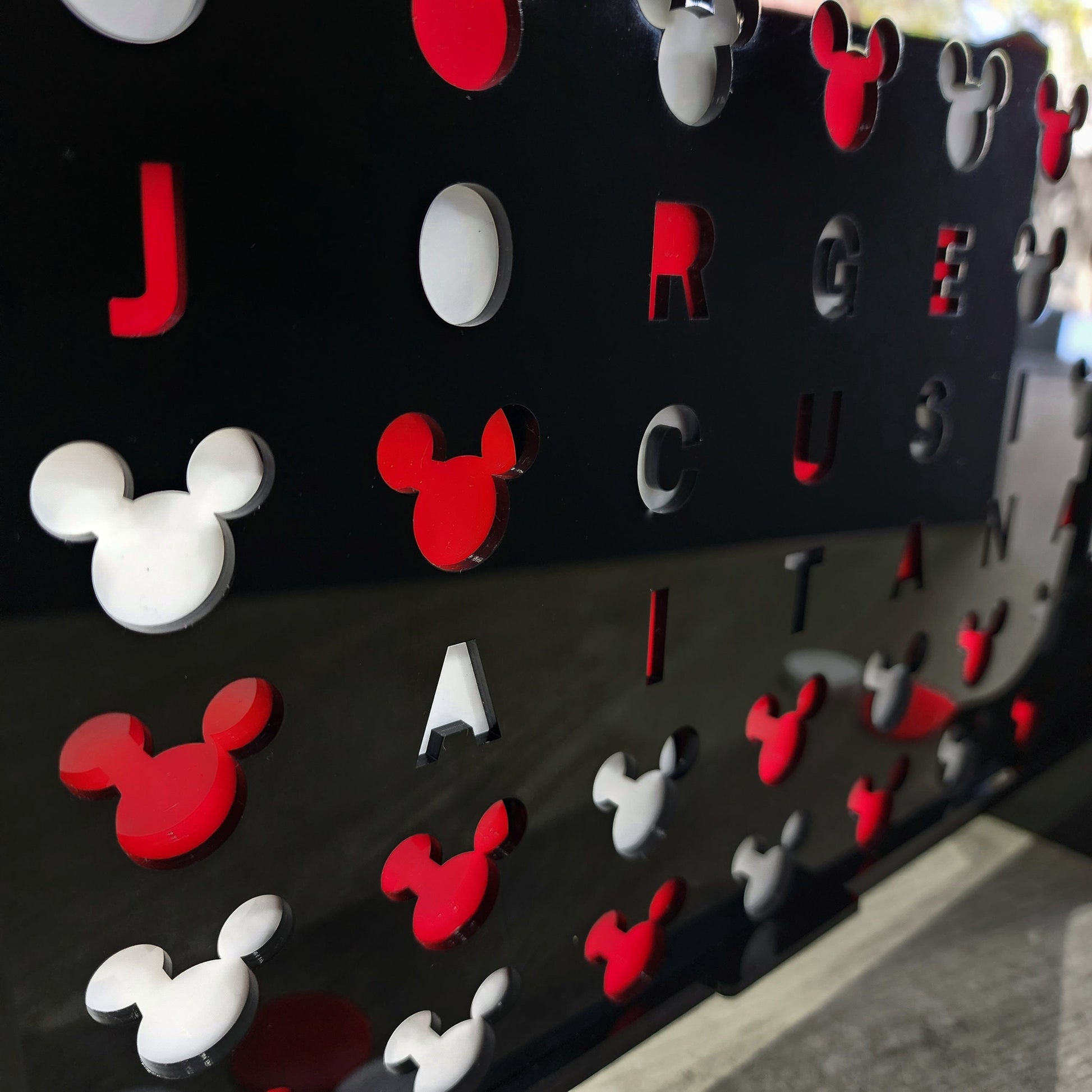 Four in a Row, mickey mouse Four in a Row, personalized gift, Disney gift, Disney game, Gifts for him, Gifts for Her
