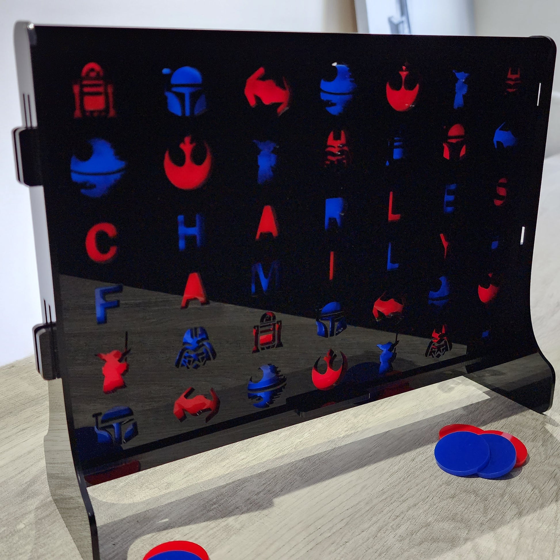 Four in a row, Star Wars game, personalized gift, Star Wars gift, Gifts for him, Gifts for Her, Personalized Board games, Valentines gifts