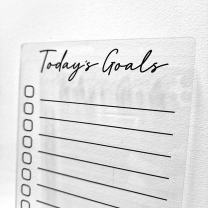 Desk Acrylic Planner, To Do List Planner, Dry Erase Board, Dry Erase Calendar, Custom planner, Acrylic Planner, Desk Calendar, Notes Acrylic