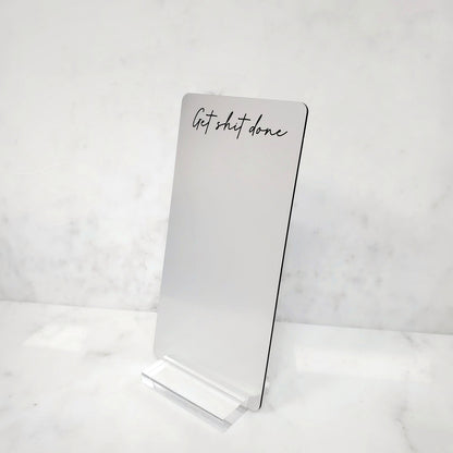 Desk Planner | To Do List Board | dry erase board | acrylic board | office decor | housewarming gift | Acrylic Notes | Desk Planner