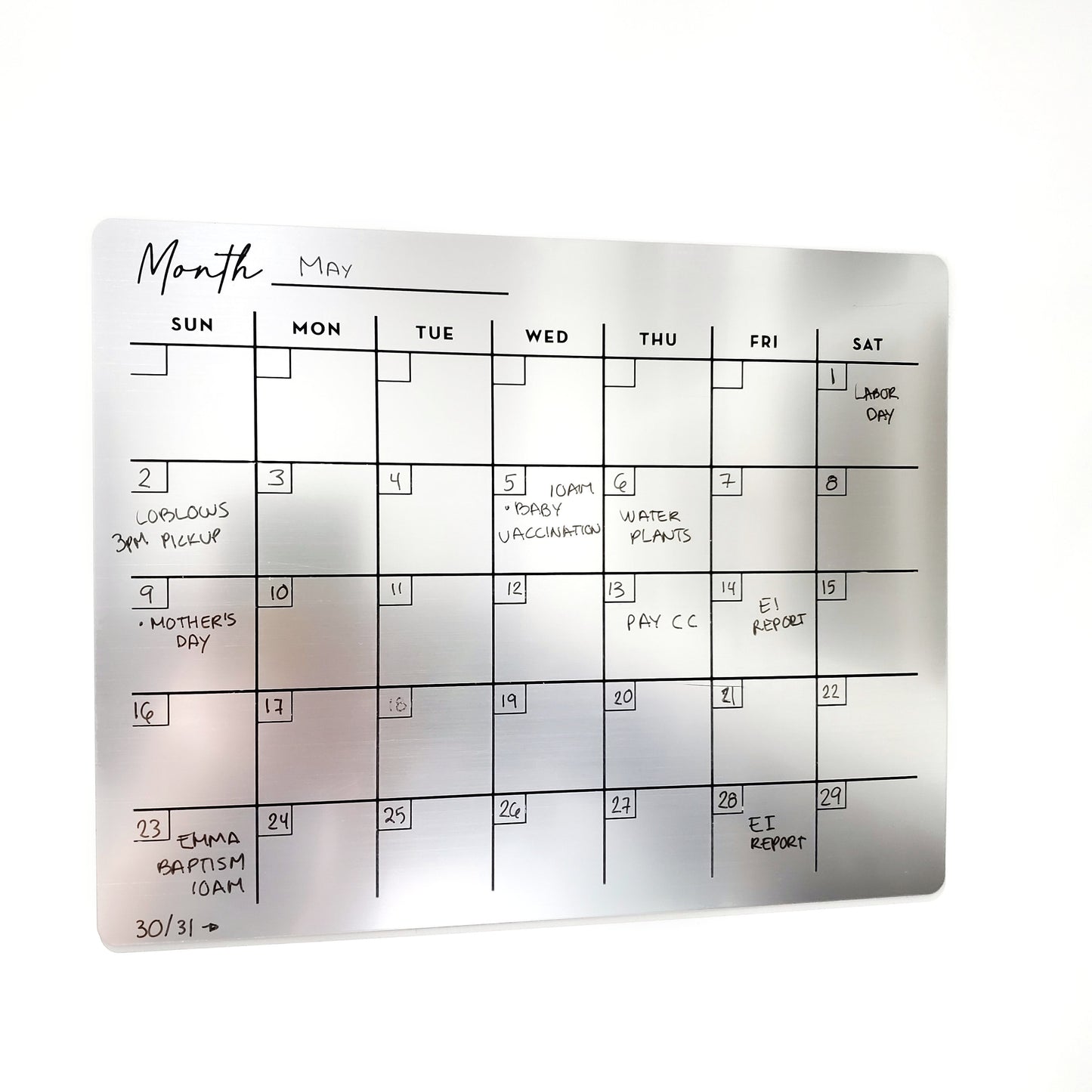 Desk Planner | Fridge Menu Planner | To Do List Board | dry erase board | acrylic board | office decor | housewarming gift | Acrylic Notes