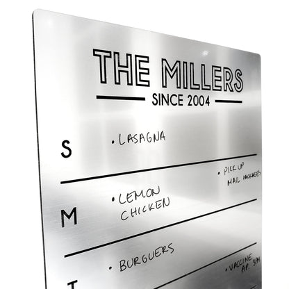 Fridge Planner | Weekly Planner | dry erase board | acrylic board | office decor | housewarming gift | Magnetic Planner | Menu Planner