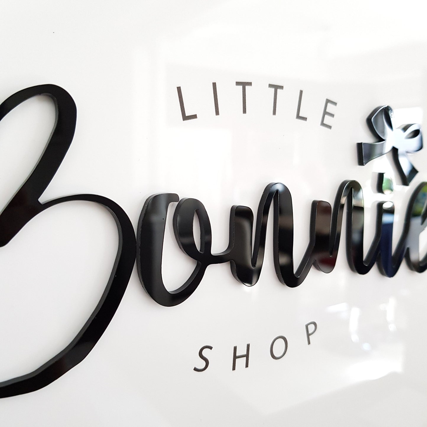 Business Sign - Acrylic Sign - Logo Sign - Small Business Sign - Acrylic plaque - Wall Sign - Store Sign - Boutique Sign