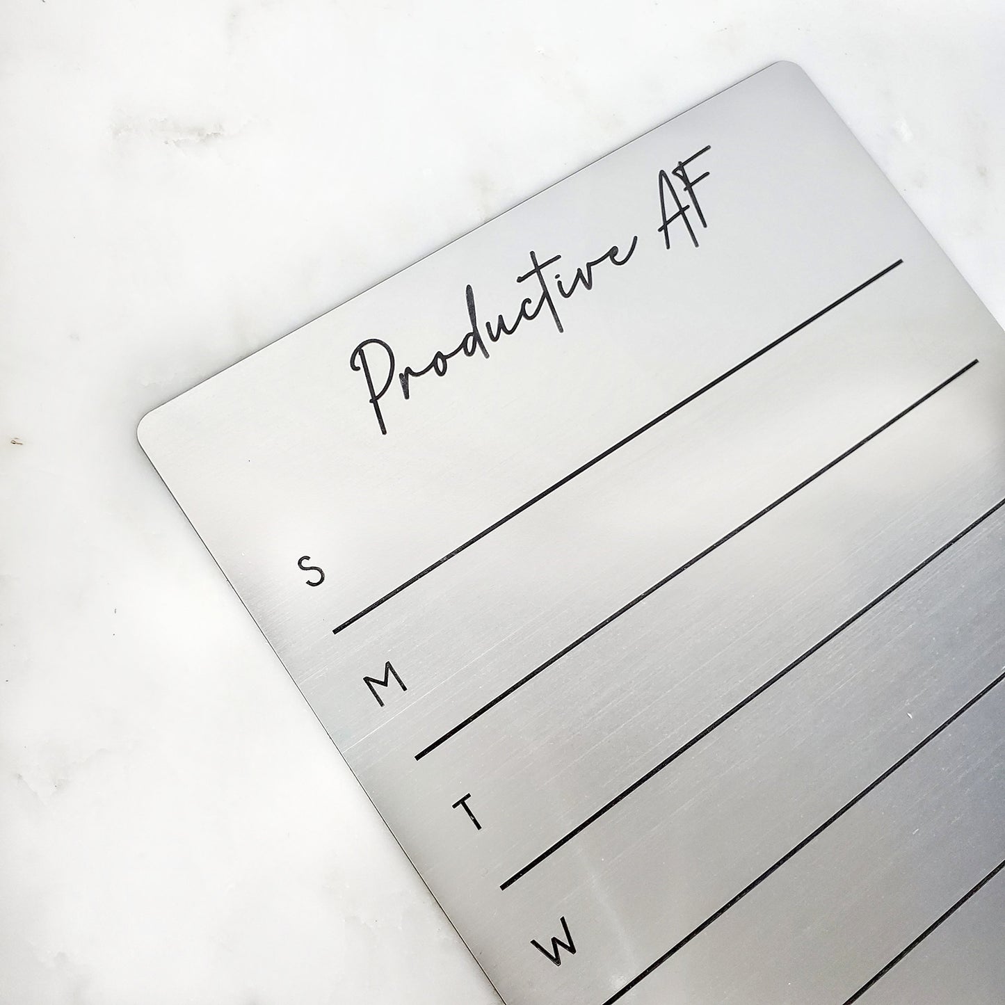 Desk Planner | Fridge Menu Planner | To Do List Board | dry erase board | acrylic board | office decor | housewarming gift | Acrylic Notes