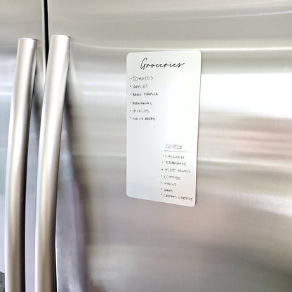 Desk Planner | Fridge Menu Planner | To Do List Board | dry erase board | acrylic board | office decor | housewarming gift | Acrylic Notes