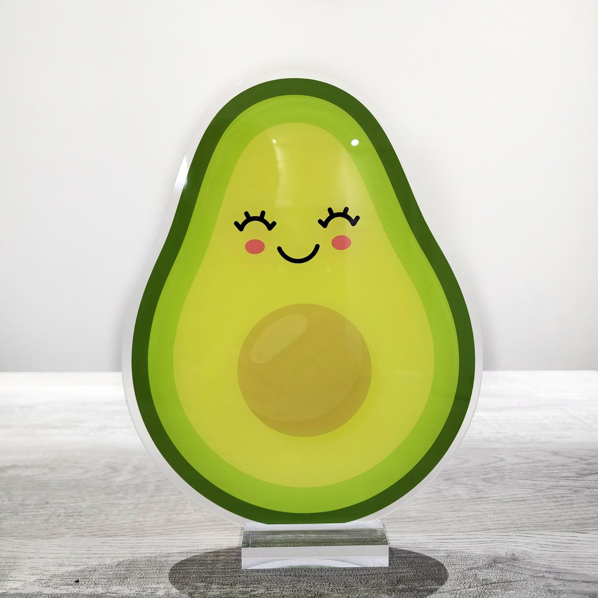 Magnetic Fridge Planner - Cute Avocado Dry Erase Board