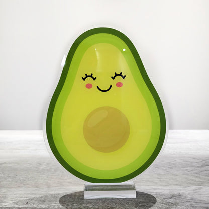 Magnetic Fridge Planner - Cute Avocado Dry Erase Board
