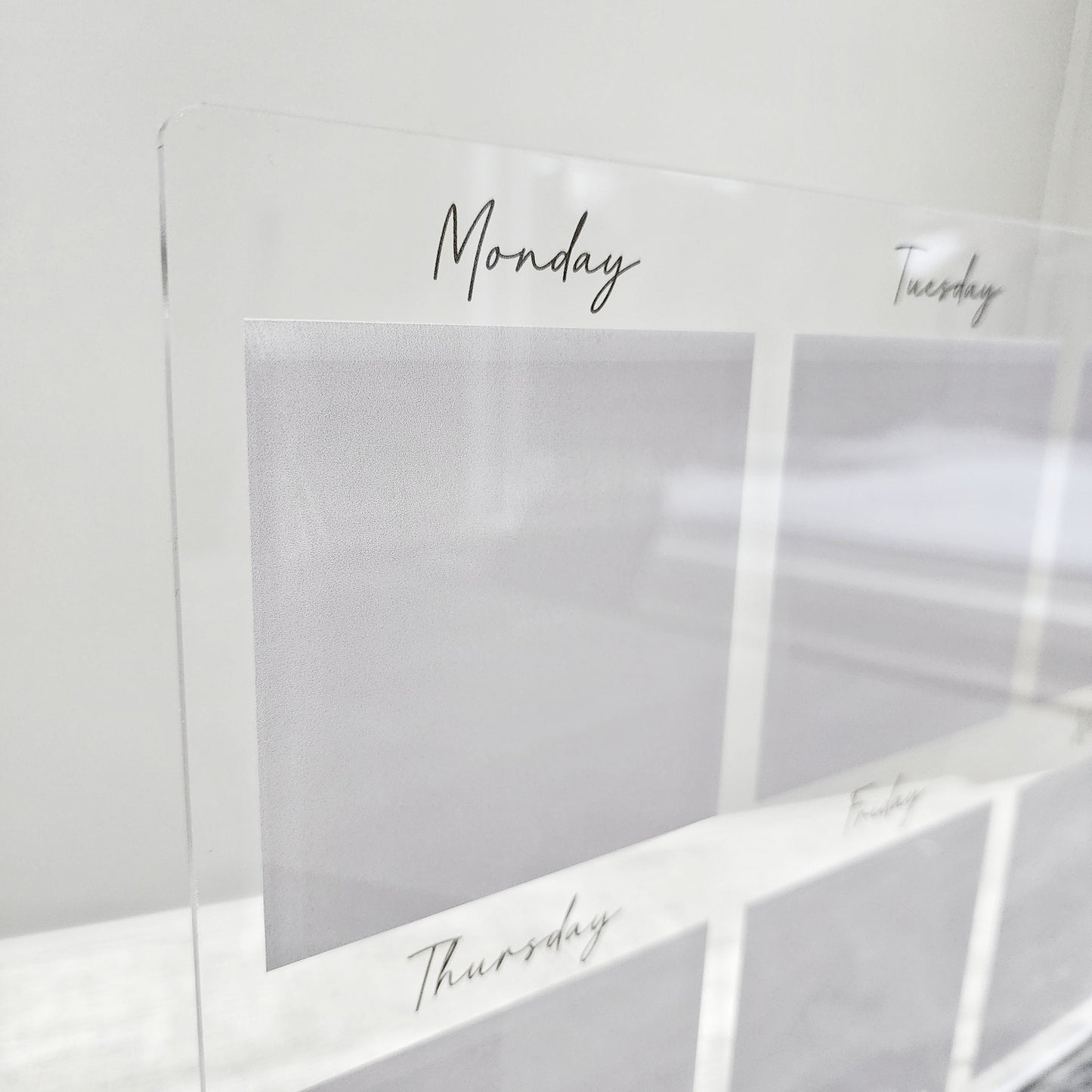 Desk weekly Planner, acrylic Planner, Dry Erase Board, Dry Erase Calendar, Custom planner, Acrylic Planner, Desk Calendar, weekly planner