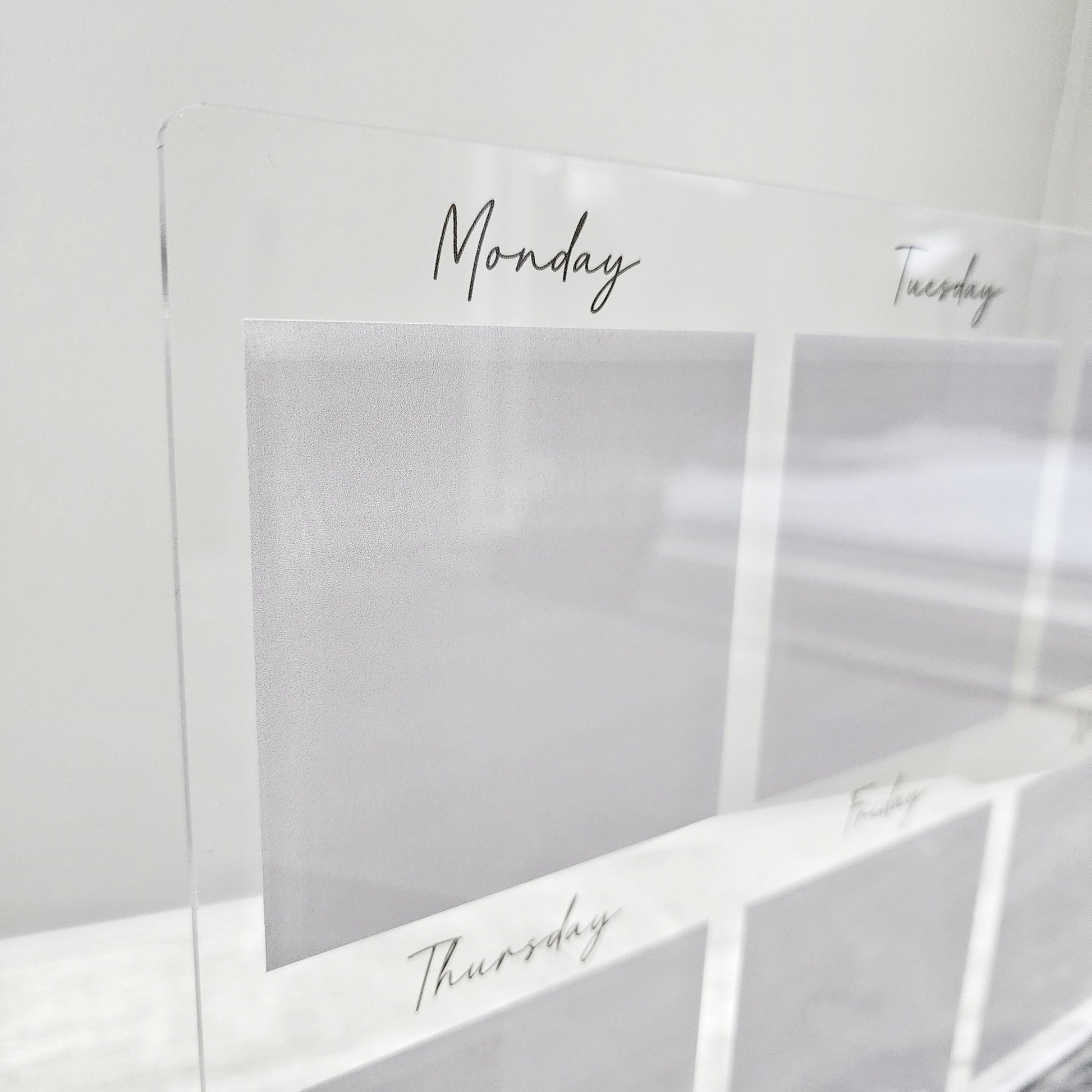 Desk weekly Planner, acrylic Planner, Dry Erase Board, Dry Erase Calendar, Custom planner, Acrylic Planner, Desk Calendar, weekly planner