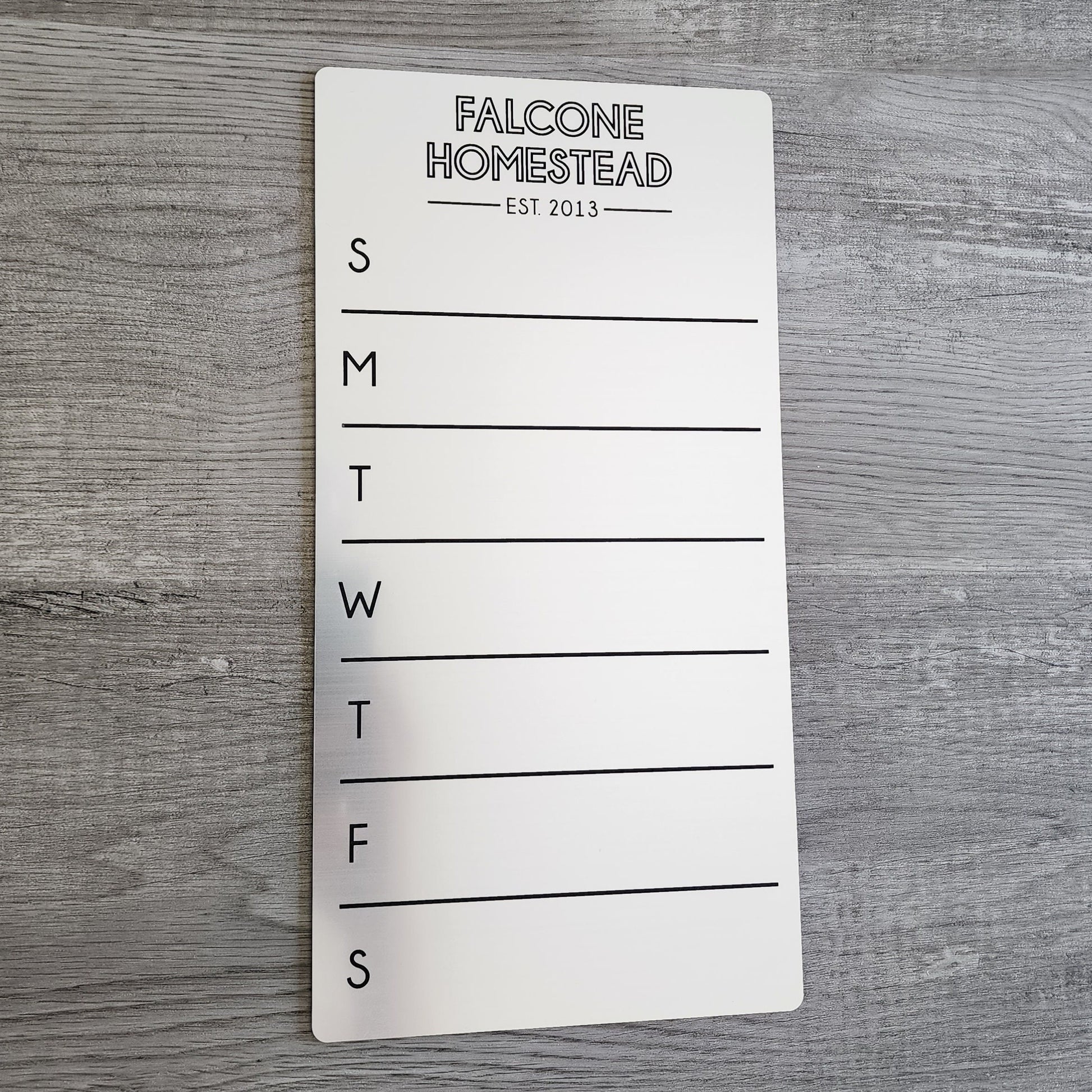 Fridge Planner | Weekly Planner | dry erase board | acrylic board | office decor | housewarming gift | Magnetic Planner | Menu Planner
