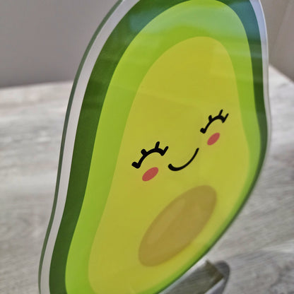 Magnetic Fridge Planner - Cute Avocado Dry Erase Board