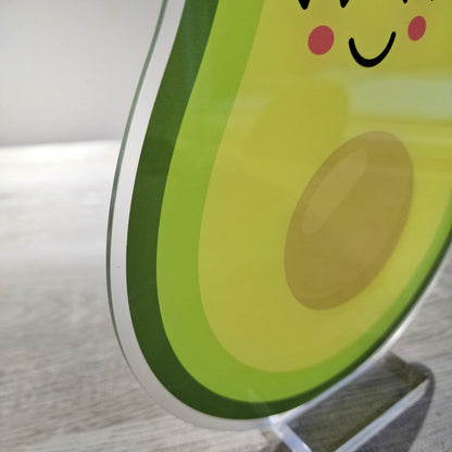 Magnetic Fridge Planner - Cute Avocado Dry Erase Board