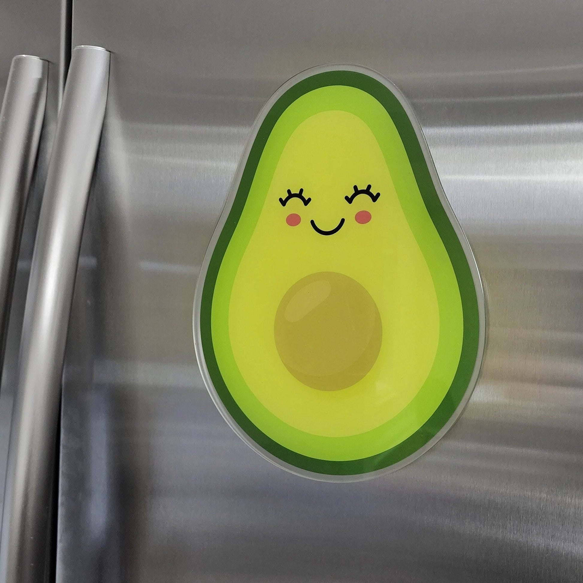 Magnetic Fridge Planner - Cute Avocado Dry Erase Board