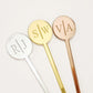 Wedding Drink stirrers, Cocktail stirrers, custom Stirrers, Drink Stirrers, Initials Drink Stirrers, Cocktail Stick, Party Sticks