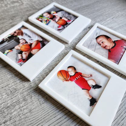 Photo Magnets 2x2.5" | Anniversary Gift | Personalized Photo Magnets | Polaroid Magnets | Pet Family & Moments Magnets
