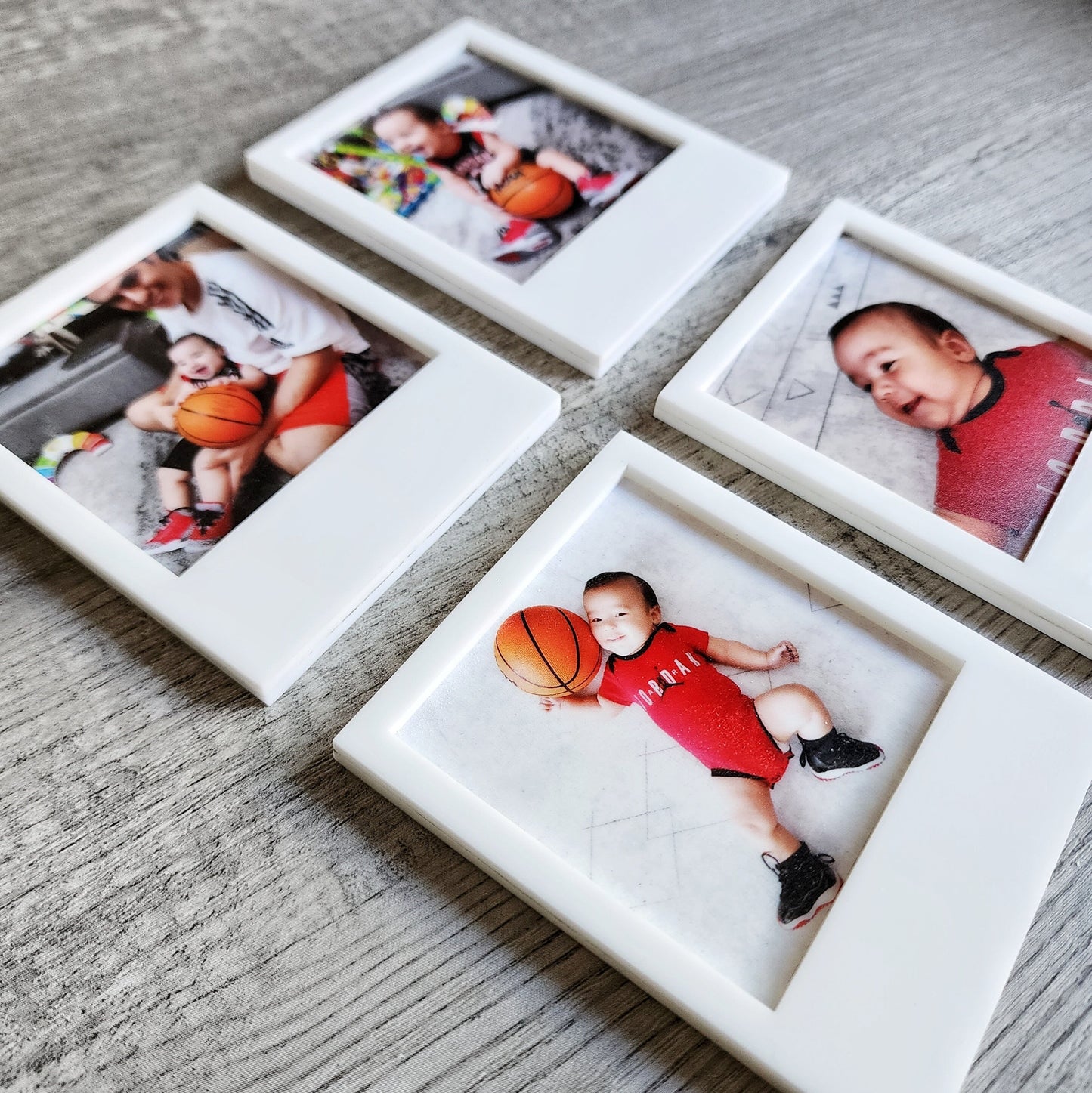Photo Magnets 2x2.5" | Anniversary Gift | Personalized Photo Magnets | Polaroid Magnets | Pet Family & Moments Magnets