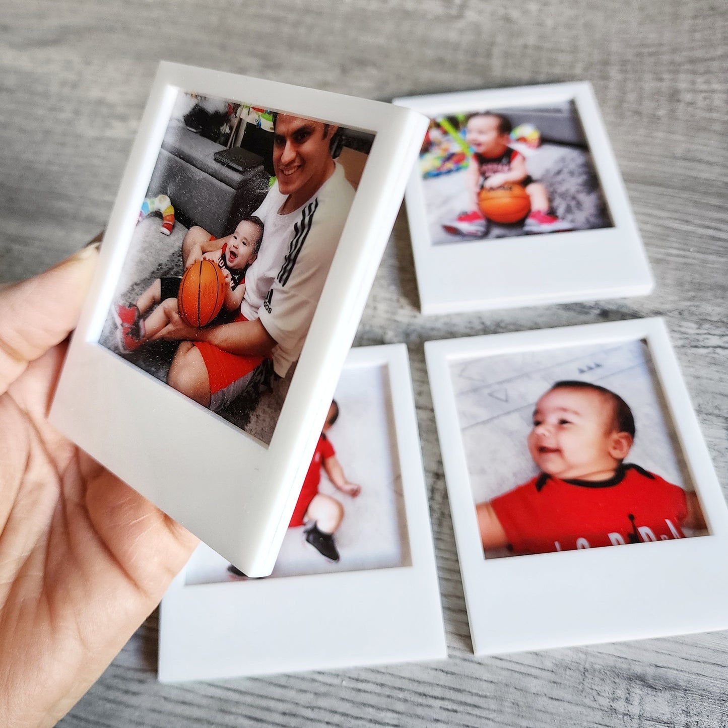 Photo Magnets 2x2.5" | Anniversary Gift | Personalized Photo Magnets | Polaroid Magnets | Pet Family & Moments Magnets