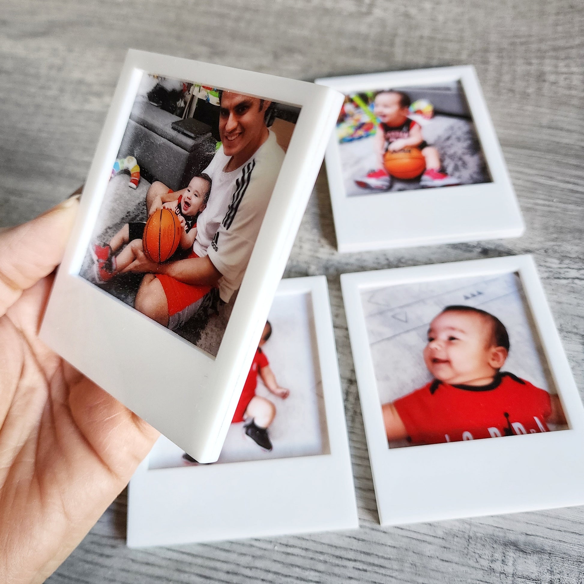 Photo Magnets 2x2.5" | Anniversary Gift | Personalized Photo Magnets | Polaroid Magnets | Pet Family & Moments Magnets