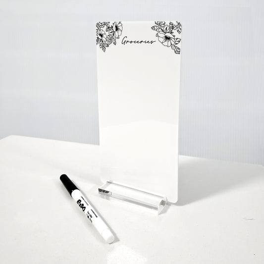Desk Acrylic Planner, To Do List Planner, Dry Erase Board, Dry Erase Calendar, Custom planner, Acrylic Planner, Desk Calendar, Notes Acrylic