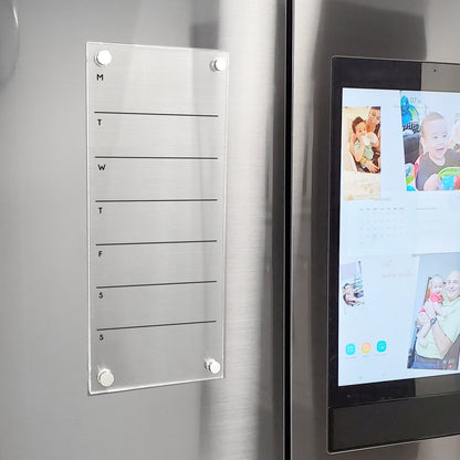 Fridge Planner | To Do List Erase Board | dry erase board | acrylic calendar | office decor | house gift | Acrylic Notes | Desk Planner