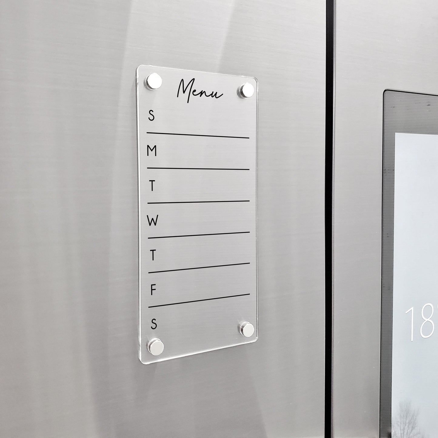 Fridge Planner | To Do List Erase Board | dry erase board | acrylic calendar | office decor | house gift | Acrylic Notes | Desk Planner