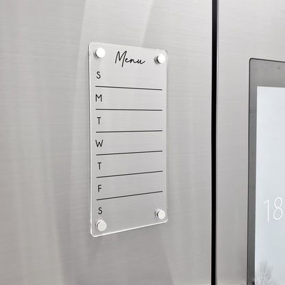 Fridge Planner | To Do List Erase Board | dry erase board | acrylic calendar | office decor | house gift | Acrylic Notes | Desk Planner