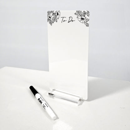 Desk Acrylic Planner, To Do List Planner, Dry Erase Board, Dry Erase Calendar, Custom planner, Acrylic Planner, Desk Calendar, Notes Acrylic
