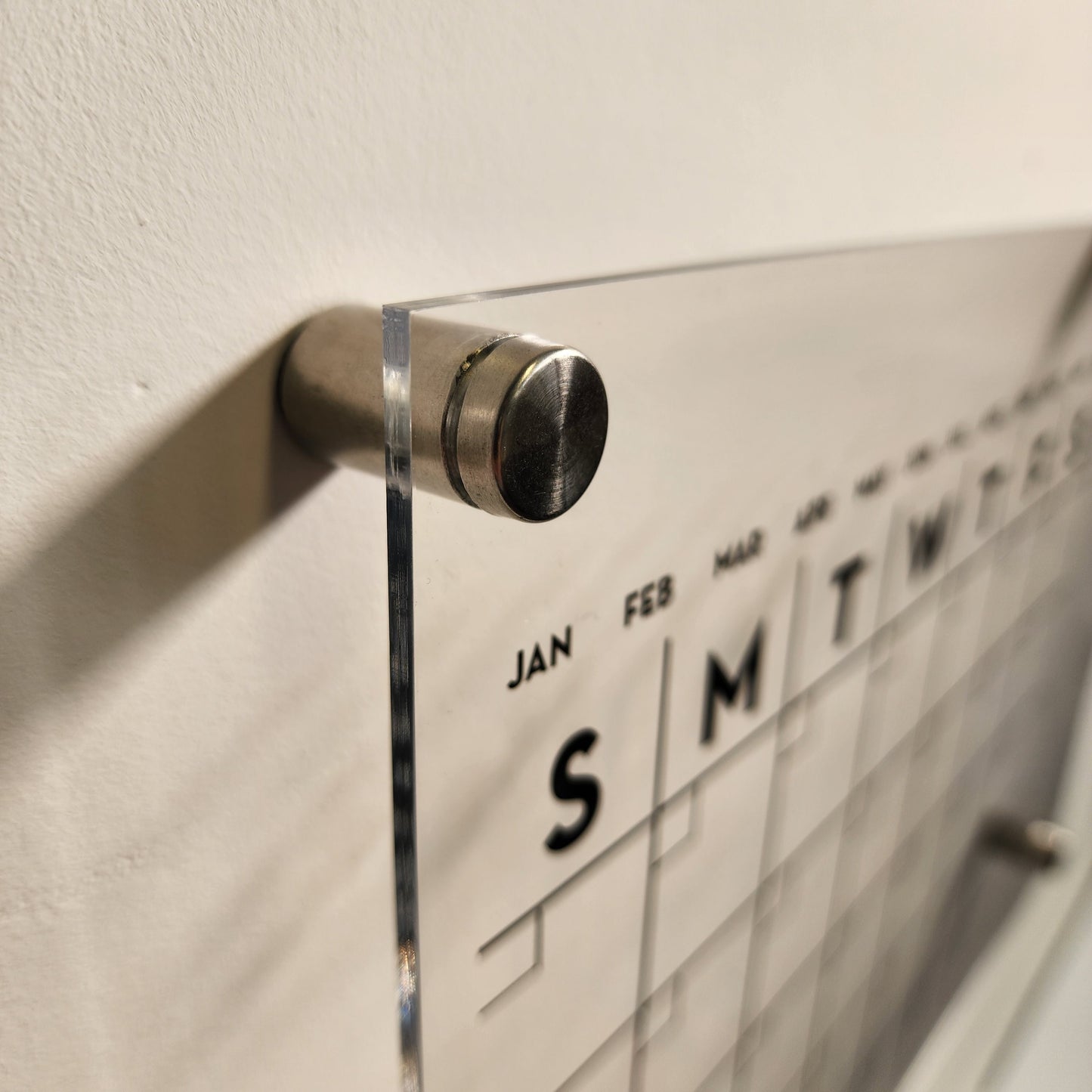 Monthly Acrylic calendar for wall, 2026 Planner, Dry Erase Calendar, Personalized Acrylic calendar, Housewarming gift, Calendar with notes