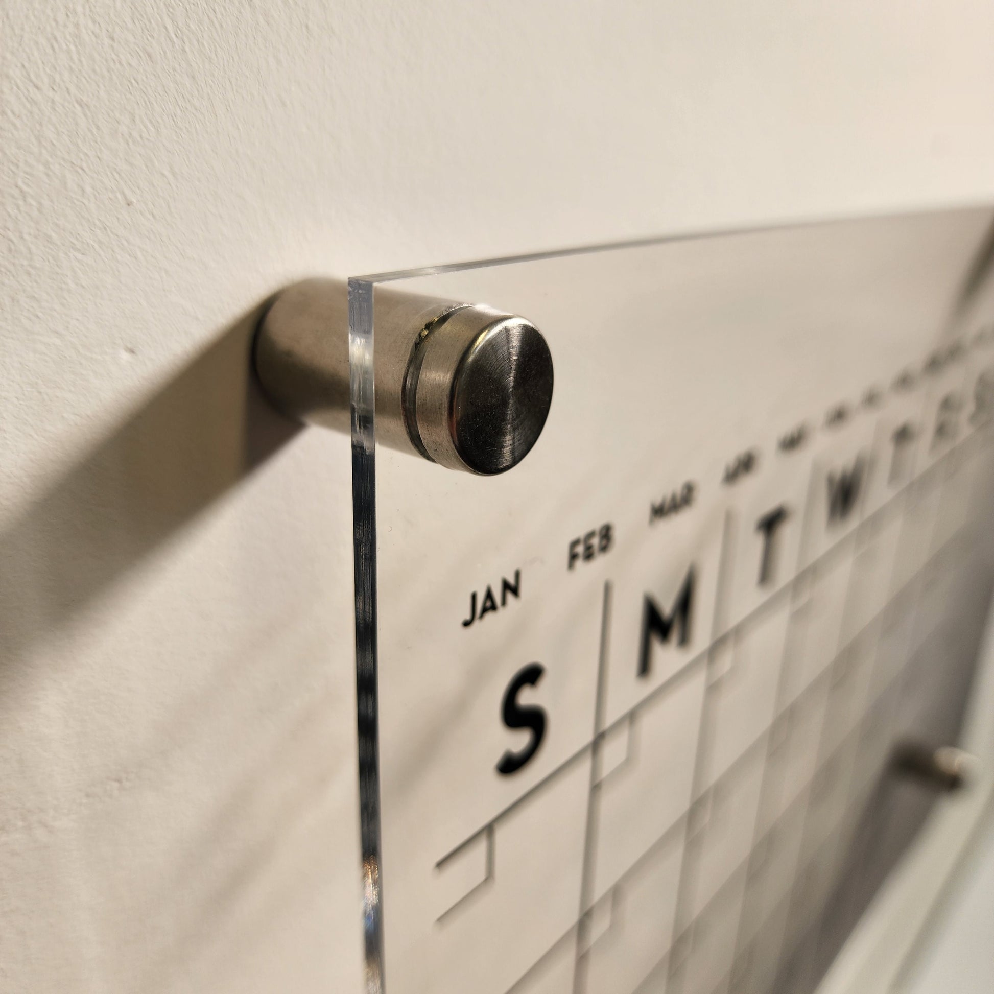 Monthly Acrylic calendar for wall, 2026 Planner, Dry Erase Calendar, Personalized Acrylic calendar, Housewarming gift, Calendar with notes