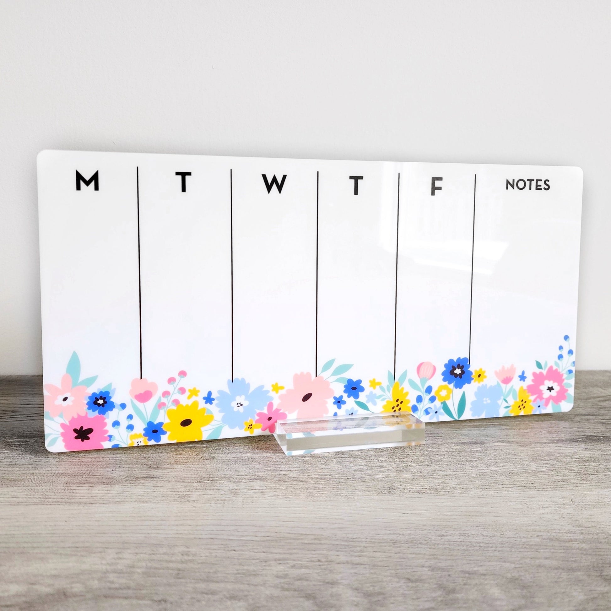 Desk Planner | Weekly Erase Board | dry erase board | Acrylic Planner | office decor | house gift | Acrylic Notes | Desktop Planner
