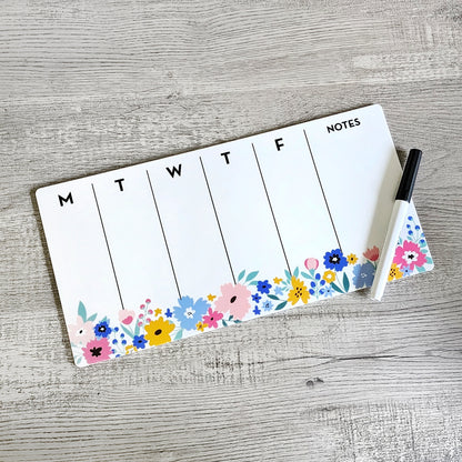Desk Planner | Weekly Erase Board | dry erase board | Acrylic Planner | office decor | house gift | Acrylic Notes | Desktop Planner