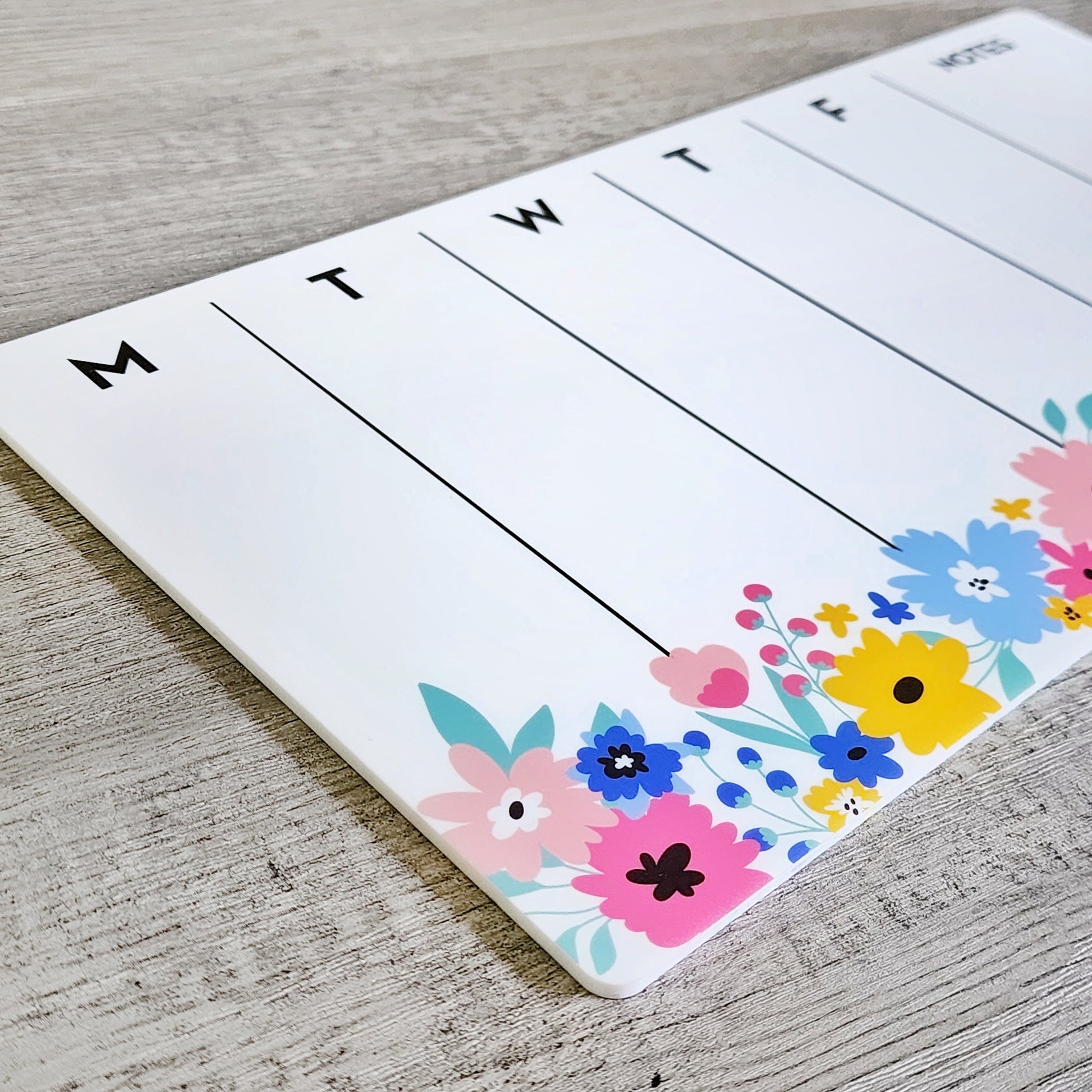 Desk Planner | Weekly Erase Board | dry erase board | Acrylic Planner | office decor | house gift | Acrylic Notes | Desktop Planner