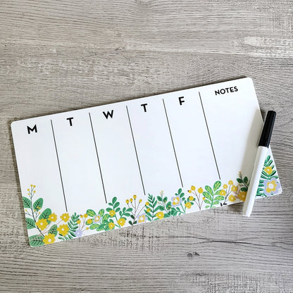 Desk Planner | Weekly Erase Board | dry erase board | Acrylic Planner | office decor | house gift | Acrylic Notes | Desktop Planner