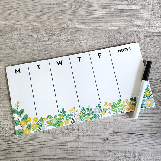 Desk Planner | Weekly Erase Board | dry erase board | Acrylic Planner | office decor | house gift | Acrylic Notes | Desktop Planner